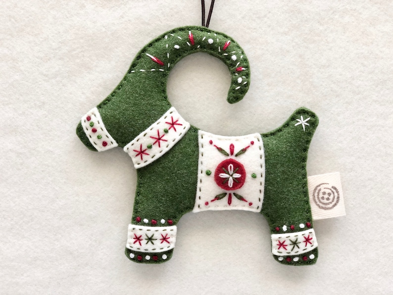 Nikkie's Felt Julbock yule Goat Christmas Ornament Etsy