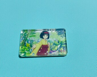 Erika's Invitation #1 PKMN Upcycled Trading Card Rectangle Acrylic Magnet