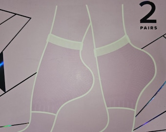 Meias hidratantes para calcanhar Glowxie! Pacote com 2 pares.