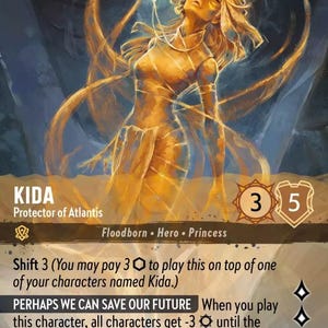 Kida - Protector Of Atlantis - TCG - Holo Card - Proxy Lorcana