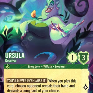 Ursula - Bedragare - TCG - Holokort - Proxy Lorcana