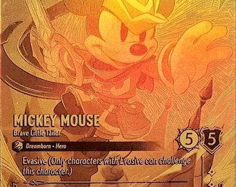 Mickey Mouse - Brave Little Tailor - Gold - TCG - Holo Card - Proxy Lorcana