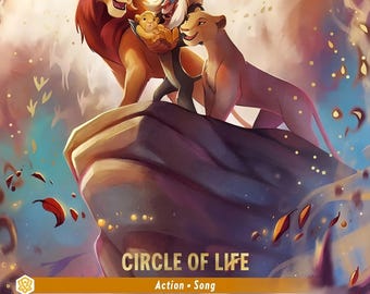 Circle Of Life - Actie - Lied - TCG - Holografische kaart - Proxy Lorcana