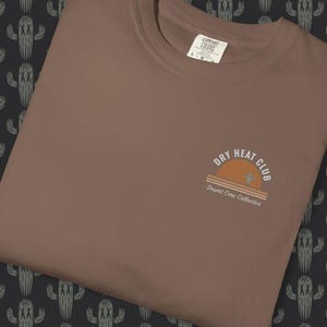 Dry Heat Club T-Shirt | Vintage Sunset Cactus Tee | Comfort Colors 1717 Shirt