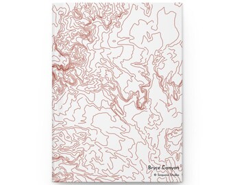 Bryce Canyon National Park Map | Hardcover Journal