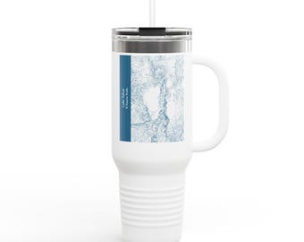 Mapa del lago Tahoe / Taza de viaje de 1,2 litros