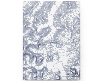 Mapa del Parque Nacional Denali / Cuaderno de tapa dura