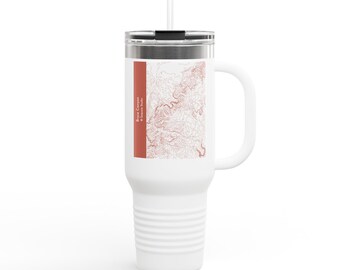 Mapa del Parque Nacional Bryce Canyon / Taza de viaje de 1,2 litros