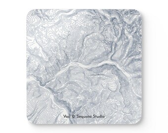 Vail Map | Hardboard Coaster Set of 4