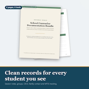 Formulierenpakket voor schoolbegeleiders | Notities voor begeleidingsgesprekken, verwijzingen en planner voor kleine groepen | Contactlogboek voor ouders | PDF voor schoolmaatschappelijk werk