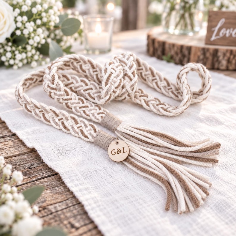 Personalized Handfasting Cord, Celtic Wedding Ceremony Rope, Custom ...