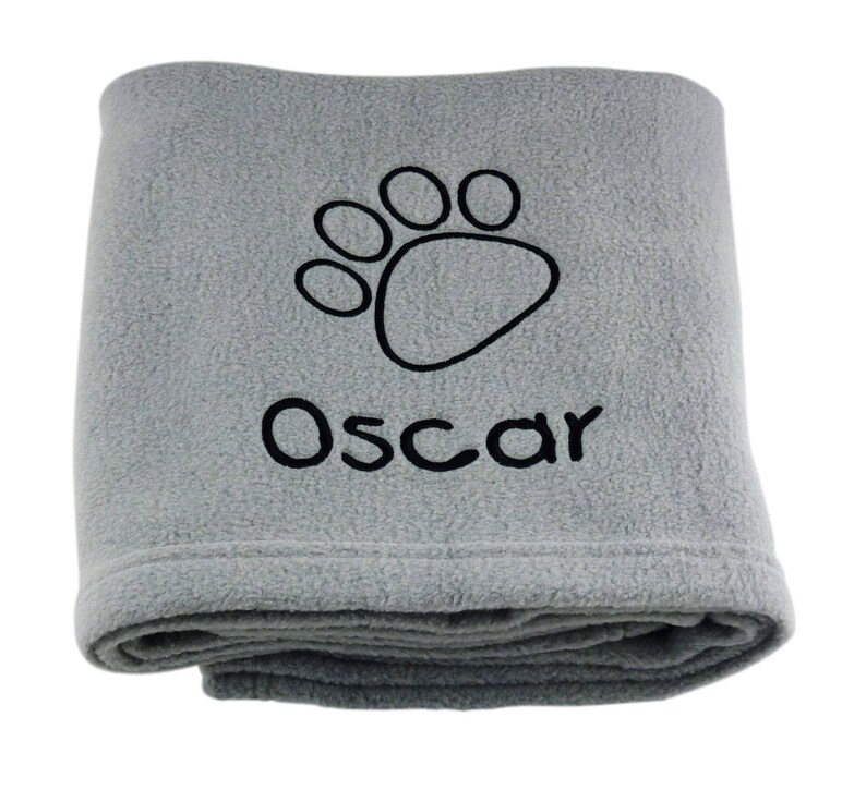 Personalised Posh Paw Dog Blanket Etsy