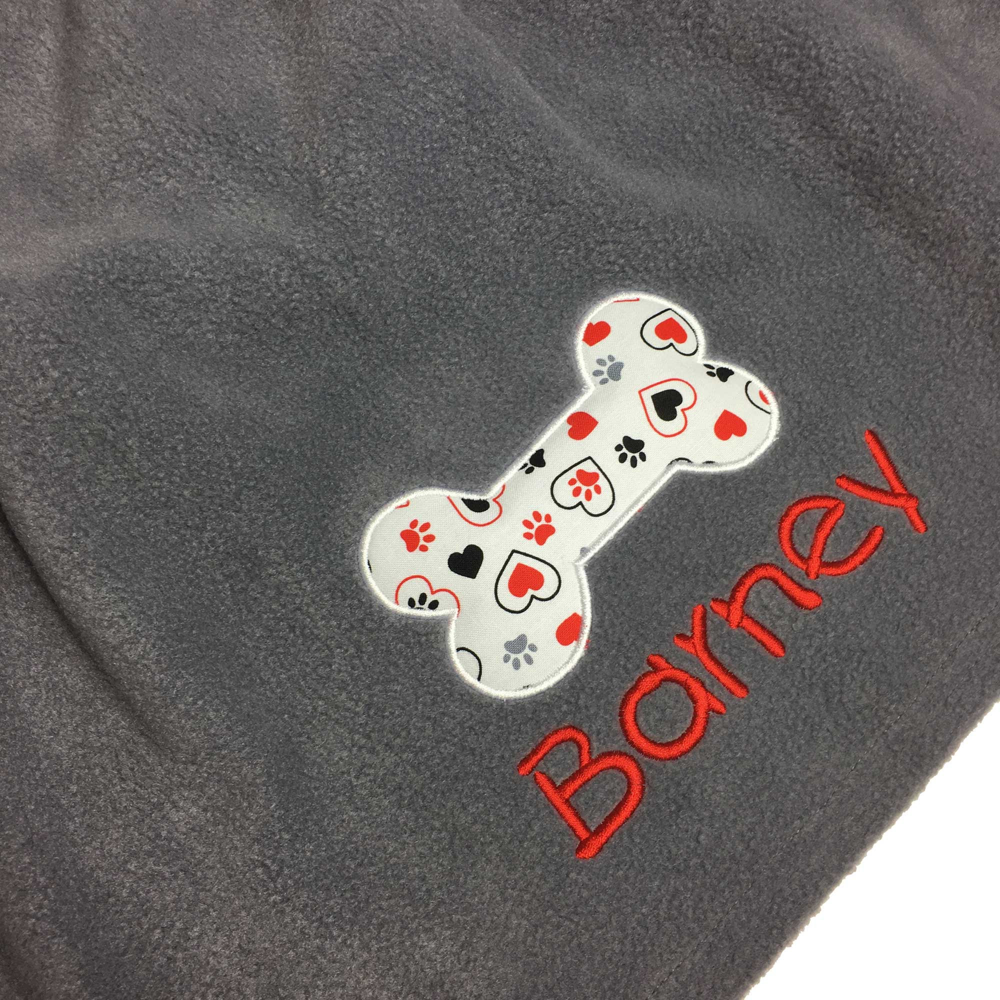 Personalised dog store blankets