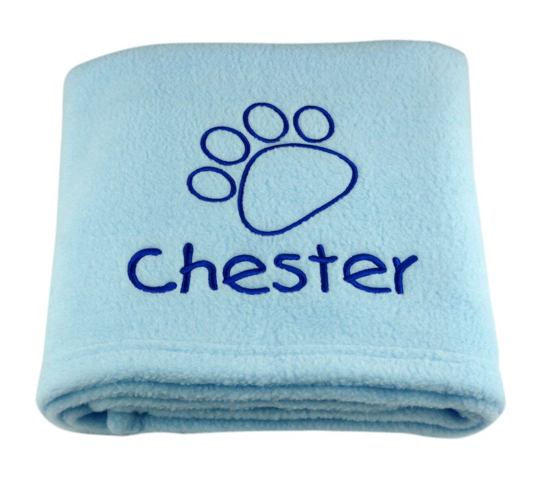 Personalised Posh Paw Dog Blanket Etsy