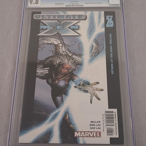 Ultimate X-Men #26 CGC 9.8 Graded Comic Slab Marvel Storm Cover