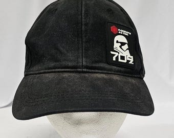 Star Wars Galaxys Edge First Order 709th Legion Black Baseball Cap Adjustable