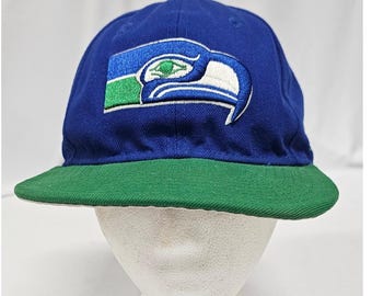 New Era 9FIFTY Seattle Seahawks Snapback Hat Blue Green NFL Original Fit OSFM