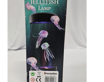 Fascinations Jellyfish Lamp Multi-Color LED Realistic Swimming Action LAMPJELL