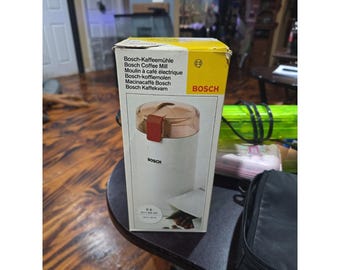 New VTG Bosch Electric Coffee Mill Bean Grinder White Mint MKM 6000
