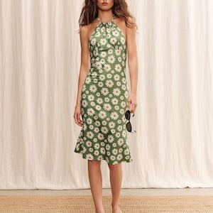 green mini dress y2k Y2K ED HARDY Green Graphic Mini Dress (M)
