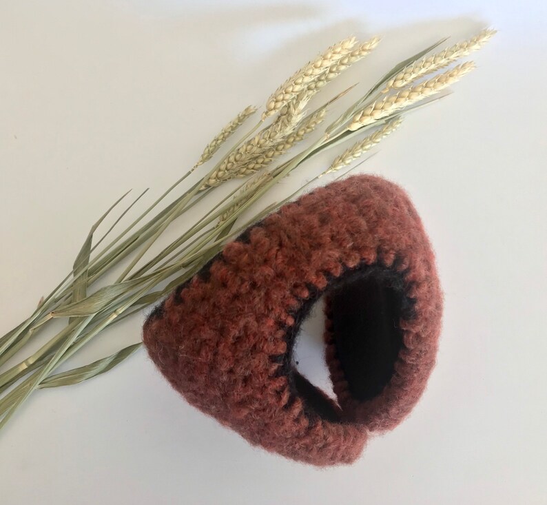 Wool Earmuffs Chocolate Brown Color a Warm Gift for Woman and Etsy