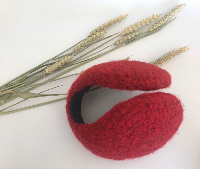 Wool Earmuffs Chocolate Brown Color a Warm Gift for Woman and Etsy