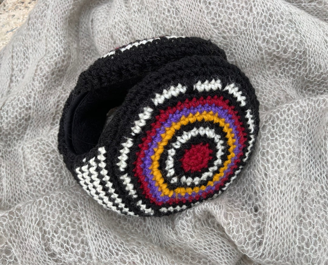Colorful Earmuffs. Handmade Crocheted Wool Earmuffs. Unique Etsy