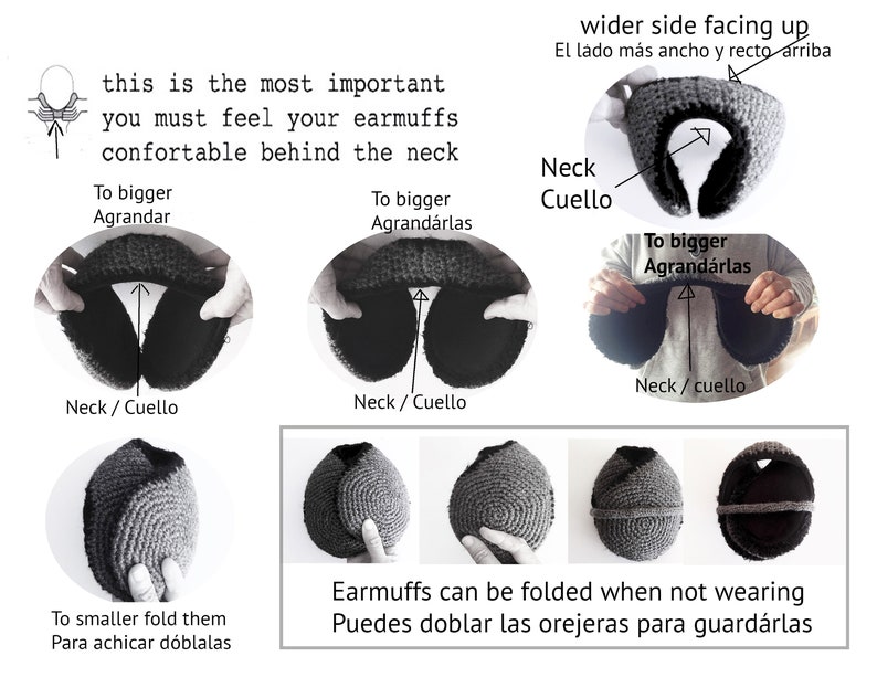 Wool Earmuffs Chocolate Brown Color a Warm Gift for Woman and Etsy