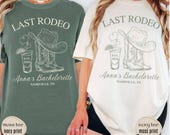 Last Rodeo Bachelorette Shirt, Custom Nashville Bach Party Tee, Cowgirl Bride Western Bachelorette T-shirt