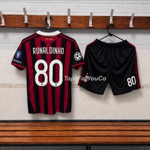 Long sleeve ac milan ronaldinho jersey - Etsy 日本