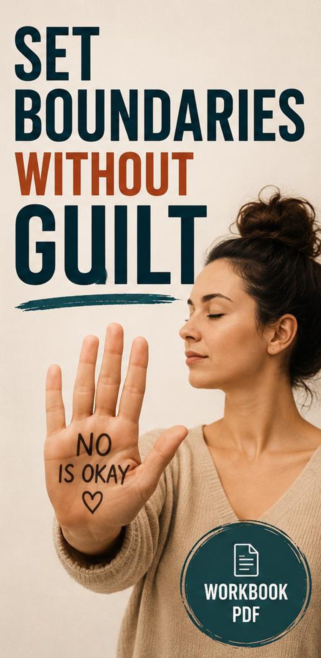 Boundaries Workbook PDF | Stop People Pleasing | Set Boundaries Without ...