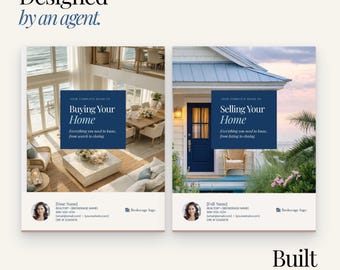 Canva Template Bundle - Käuferleitfaden + Verkäuferleitfaden für Makler | Sofort Download