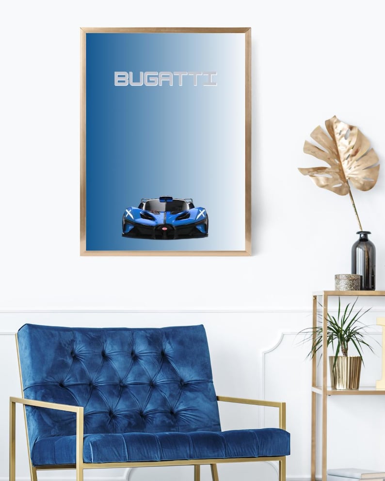 Bugatti Bolide Poster - Etsy