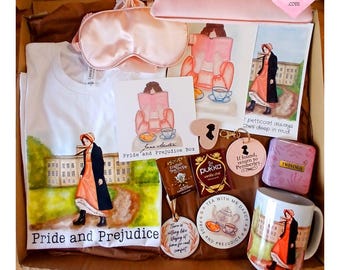 Pride & Prejudice Special Edition Gift Box – A Jane Austen Inspired Collection Featuring Elizabeth and Darcy