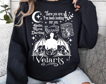 ACOTAR Rhysand There you are Sweatshirt, Sarah J Maas Official Licensed Merch, Velaris Night Court, Plus Size