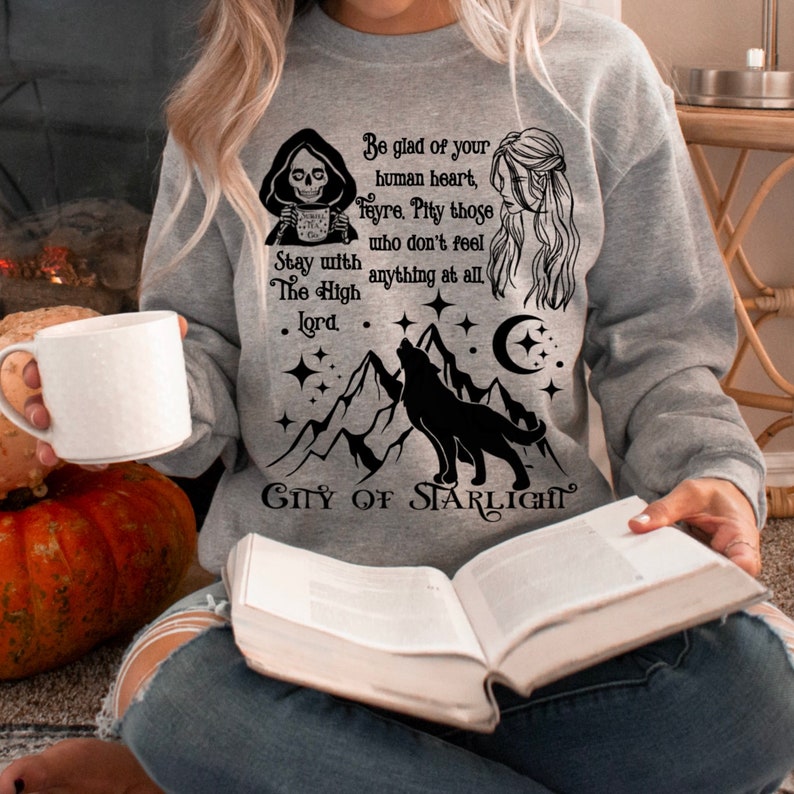 ACOTAR Feyre Sweatshirt, Sarah J Maas Official Licensed Merch image 4