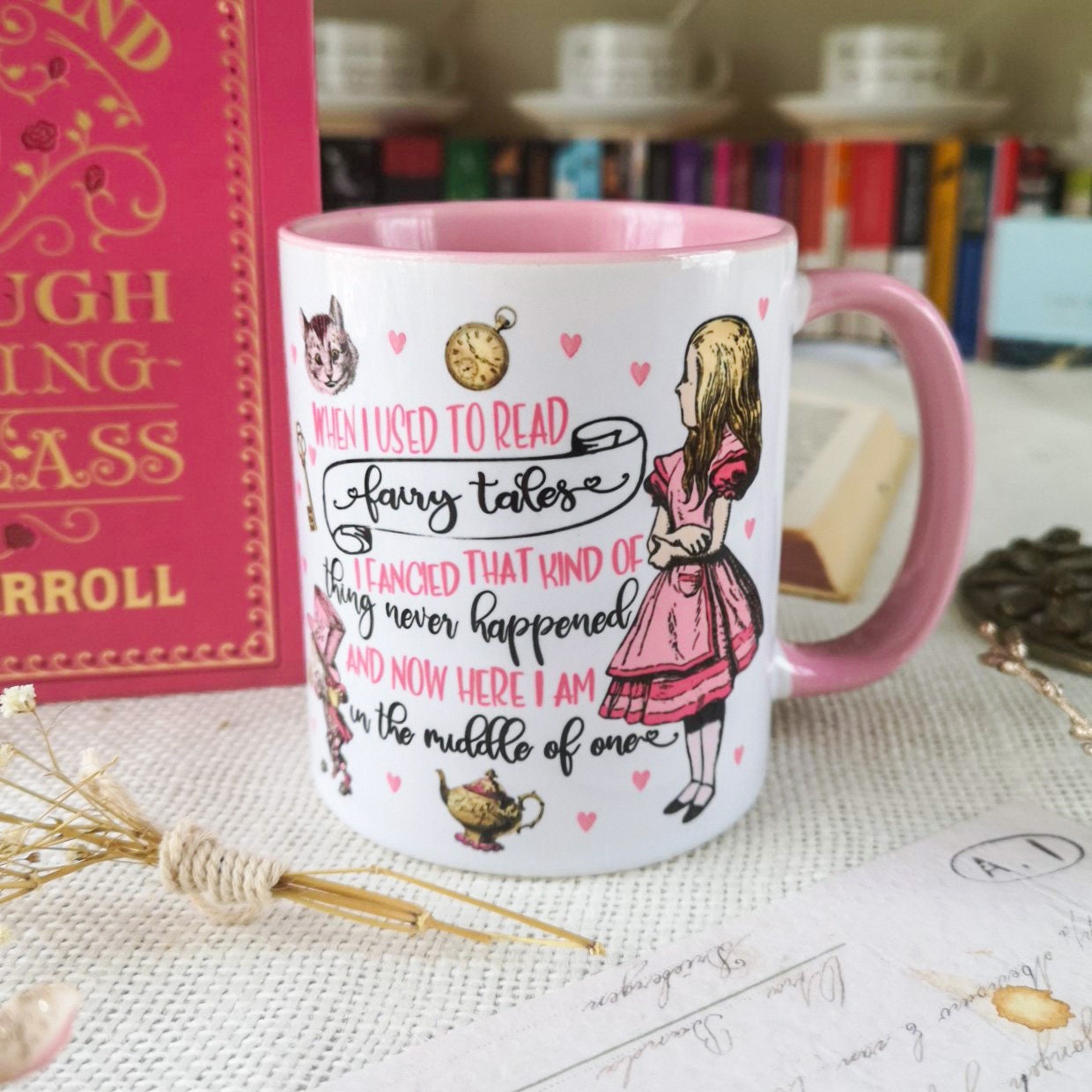 Alice's Adventures in Wonderland - Carroll - 15 oz Ceramic Mug - Well Told