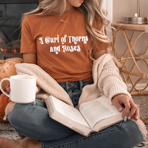 ACOTAR T-Shirt, Sarah J Maas Official Licensed Merch, A Court of Thorns and Roses, Velaris Night Court, Plus Size Available, Rhysand, Feyre image 1