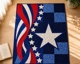Liberty Star Applikation Quilt Muster