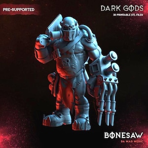 Bonesaw - da mad medic Miniatura - Modelo de resina de 32 mm - Figura para juegos de guerra de ciencia ficción - Miniatura de mesa sin pintar