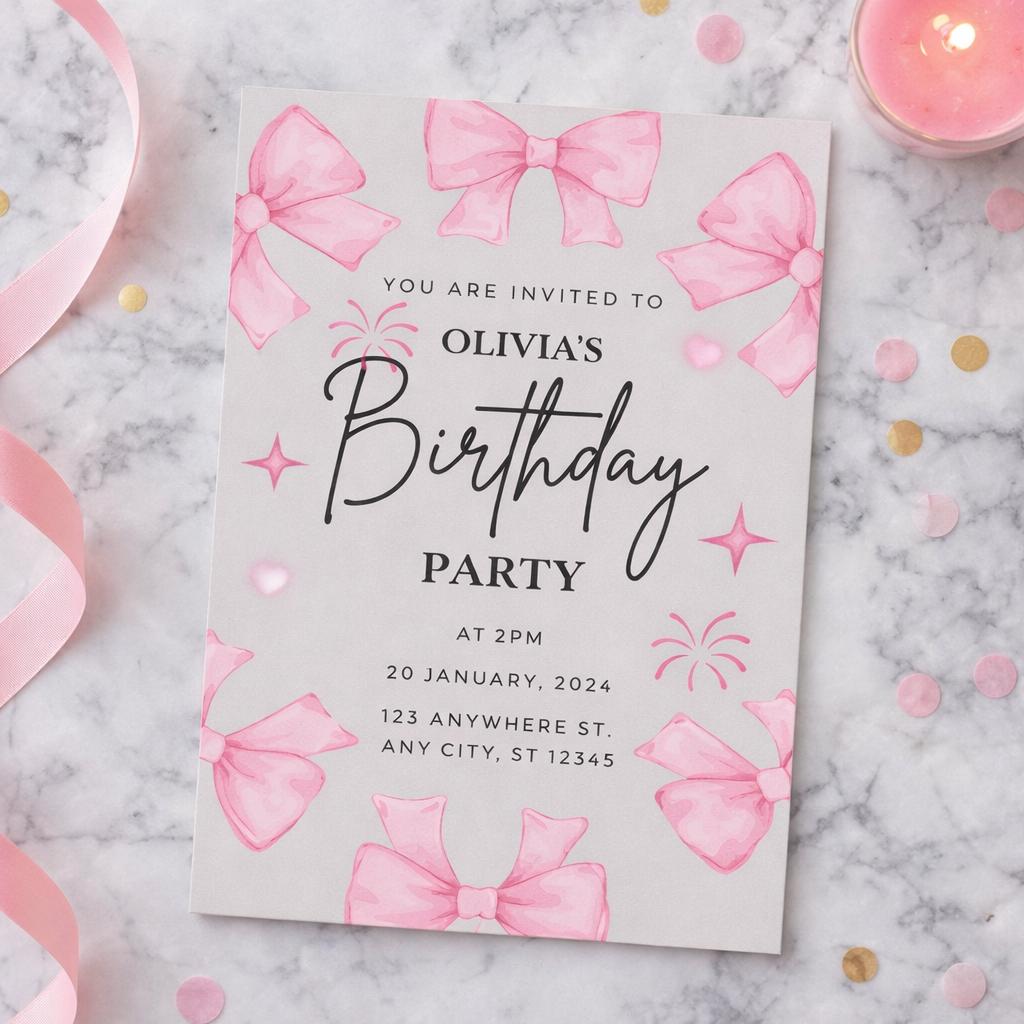 Custom Birthday Invitation | Printable & Digital Invite - Etsy