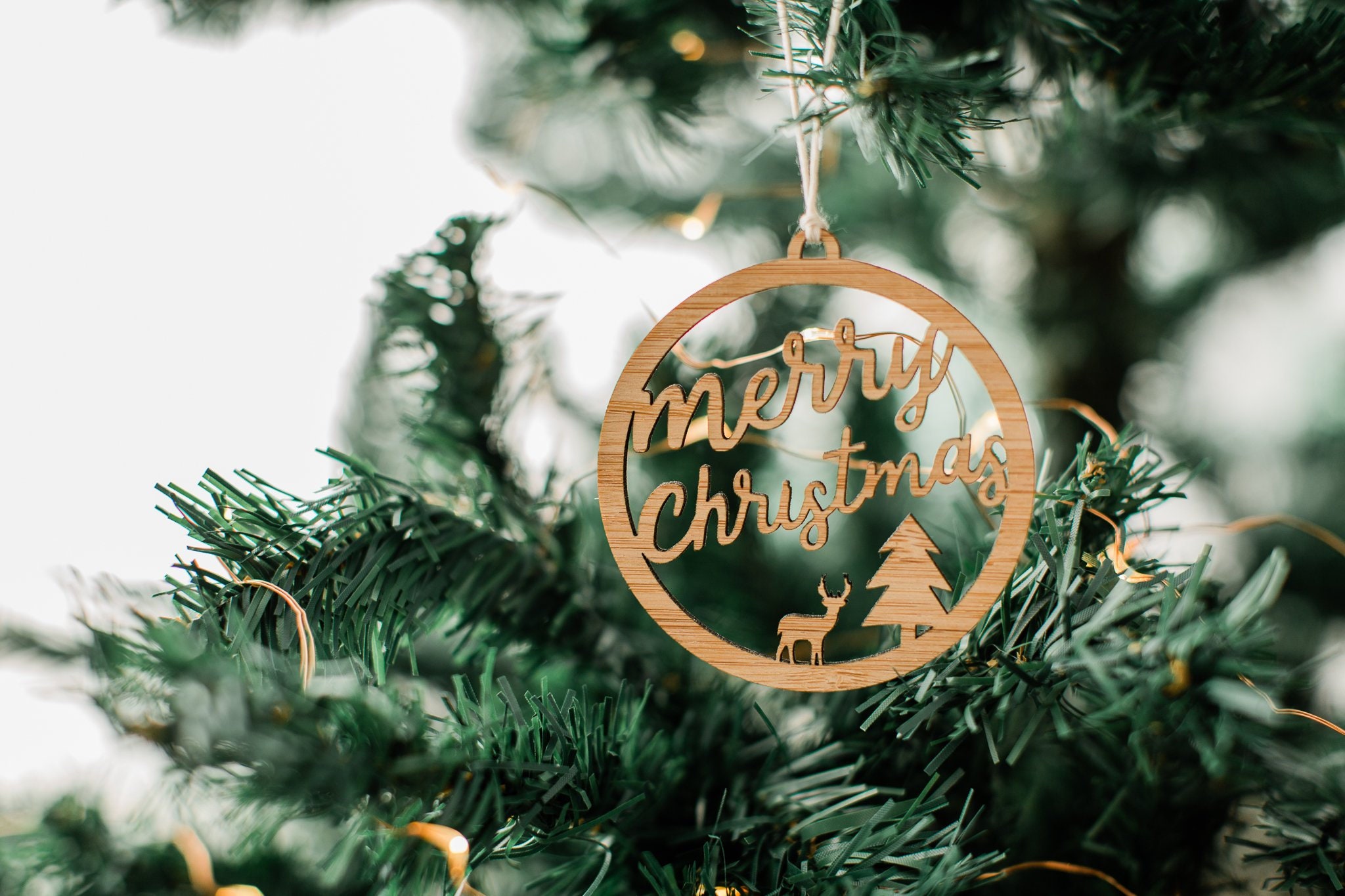 Boule de Noël, Joyeux Noël Bauble Décoration Sapin Noël