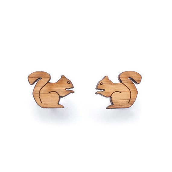 squirrel earrings