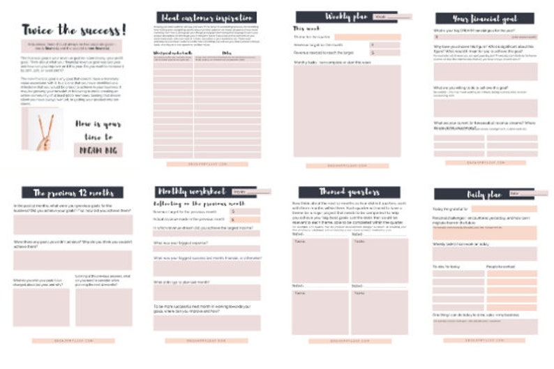 Etsy Business Plan Template