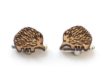 Cufflinks - animal cufflinks - Wood Cufflinks - Australian cufflinks - 5 year anniversary - cufflinks for men - australian cuffs