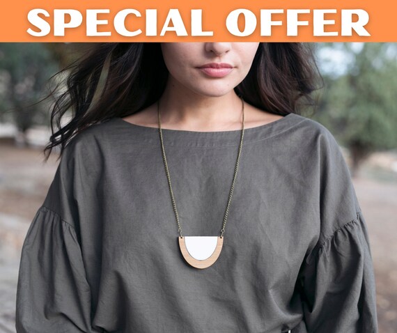 Casual Necklace Minimal Necklace Eco 
