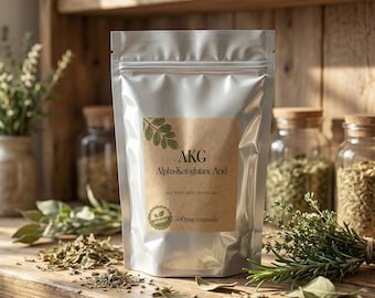 Suplemento AKG, Ácido Alfa-Cetoglutárico, Precursor Potente de Glutamina e Arginina