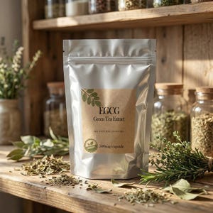 EGCg groene thee-extract, veganistische capsules