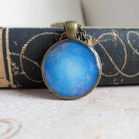 Items similar to Galaxy Necklace, Astronomy, Nerdy Jewelry, Resin
