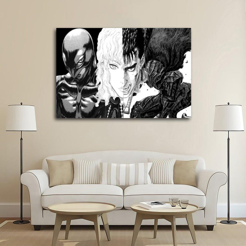 Berserk Poster Guts & Griffith Manga Panel Visuelle Anime Malerei Auf Leinwand Wand Kunst Poster Bild Druck Wohnzimmer Wände Decor Home Posters Bild 6